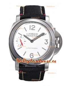 Panerai Luminor Luna Rossa PAM1342 Dial Blanco Calidad Espejo 1:1 - Caja Acero 904L