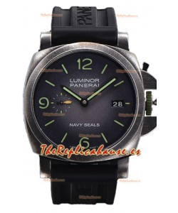 Panerai Luminor Marina PAM1412 Edición Navy Seals Reloj Réplica Espejo 1:1 44MM
