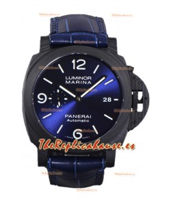 Panerai Luminor Marina Carbotech PAM1664 Blue Notte Caja Carbono Reloj Réplica Espejo 1:1 