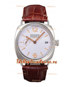 Panerai Radiomir PAM1292 Quaranta 40MM Acero 904L Dial Blanco Reloj en Réplica Espejo 1:1 