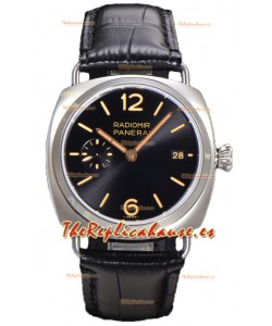 Panerai Radiomir PAM1294 Quaranta 40MM Dial Acero 904L Negro Reloj en Réplica Espejo 1:1 