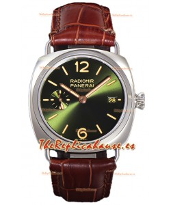 Panerai Radiomir PAM1573 Quaranta 40MM Acero 904L Dial Verde Reloj en Réplica Espejo 1:1 