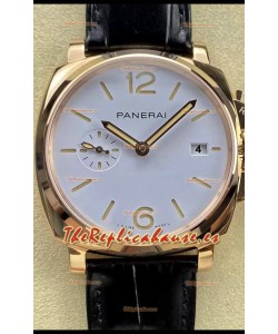 Panerai Luminor Due Edición PAM1336 Reloj Réplica Suizo a Espejo 1:1 Dial Blanco