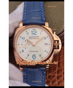 Panerai Luminor Edición DUE PAM756 Reloj Réplica a Espejo 1:1 Caja en Oro Rosado 42MM