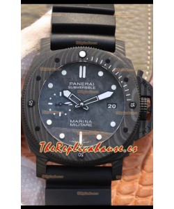 Panerai Luminor Edición Marina Carbotech PAM979 Reloj Réplica a Espejo 1:1 Caja en Carbono