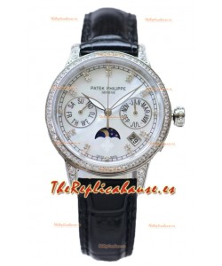 Patek Philippe Grand Complications Ladies First Perpetual Calendaer Caja Acero Reloj Réplica Suiza