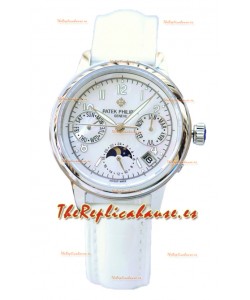 Patek Philippe Grand Complications Ladies First Perpetual Calendaer Caja Acero Reloj Réplica Suiza 