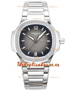 Patek Philippe Nautilus 7118 35MM 1:1 Dial Gris Acero Inoxidable Reloj Superclone 1:1
