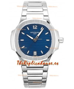 Patek Philippe Nautilus 7118 35MM 1:1 Acero Inoxidable Dial Azul Reloj Superclone 1:1