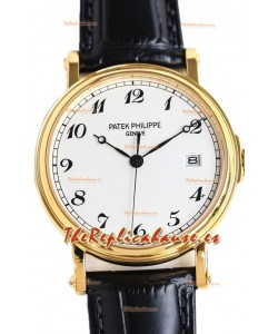 Patek Philippe Calatrava 5153 Oro Amarillo Reloj Réplica Suiza Espejo 1:1