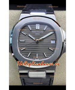 Patek Philippe Nautilus 5711G-001 Acero 904L Actualizado 2023 Reloj Réplica Espejo - Dial Gris