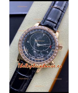 Patek Philippe 6104R Grand Compilations Reloj Réplica Suizo a Cuerda Manual - Bisel Diamantes