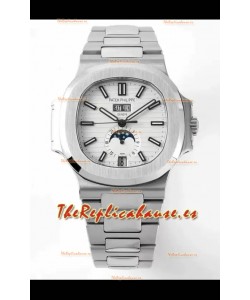 Patek Philippe Nautilus 5726A en Dial Blanco Versión 2023 Actualizada Répica 1:1