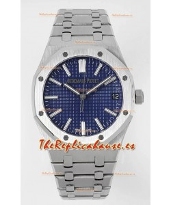 Audemars Piguet Royal Oak 15510 50 Aniversario 41MM Dial Azul Acero 904L Réplica a Espejo 1:1