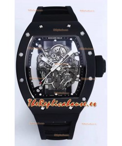 Richard Mille RM055 Caja Cerámica Con Tourbillon Genuino Reloj Super Clone