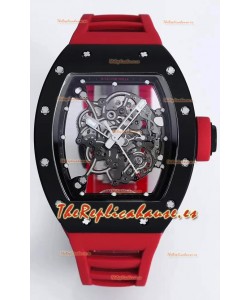 Richard Mille RM055 Caja Cerámica Con Tourbillon Genuino Reloj Super Clone