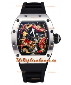 Richard Mille RM057 Dragon Dial Reloj Acero Inoxidable en Movimiento Suizo Automático