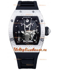 Richard Mille RM51-05 Dial Oryx Reloj Acero Inoxidable en Movimiento Suizo Automático
