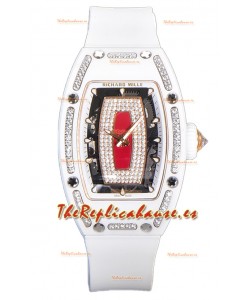 Richard Mille RM007 Reloj Réplica Suiza Automático Cerámica Blanca Suplerclone