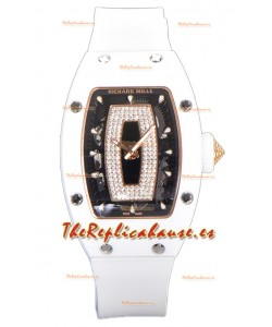 Richard Mille RM007 Reloj Réplica Suiza Automático Cerámica Blanca Suplerclone