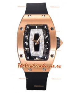 Richard Mille RM007 Reloj Réplica Suiza Automático Superclone Oro Rosado 18K