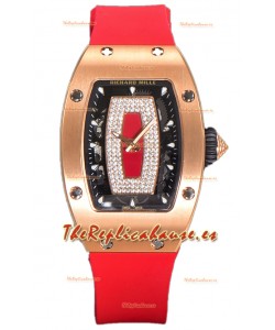 Richard Mille RM007 Oro Rosado 18K Reloj Suizo Automático Superclone