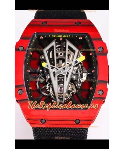 Richard Mille RM27-03 Rafael Nadal Genuino Movimiento Tourbillon Reloj Réplica a Espejo 1:1