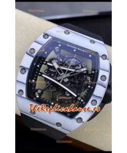 Richard Mille 61-01 Yohan Blake Genuino Movimiento Tourbillon Reloj Réplica Espejo 1:1