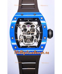 Richard Mille RM052-1 Tourbillon Caja de Carbono NTPT en Azul - Calidad Espejo 1:1