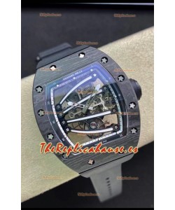 Richard Mille RM59-01 Genuino Movimiento Tourbillon en Caja de Carbono NTPT Negro
