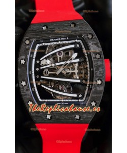 Richard Mille RM59-01 Genuino Movimiento Tourbillon en Caja de Carbono NTPT Negro