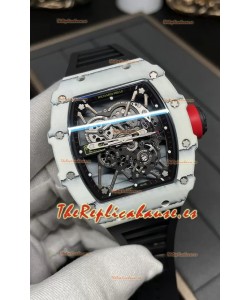 Richard Mille RM35-01 Rafael Nadal Caja de Fibra de Carbono con Genuino Tourbillon Reloj Super clone