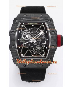 Richard Mille RM35-01 Rafael Nadal Caja de Fibra de Carbono con Genuino Tourbillon Reloj Super clone