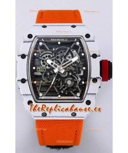 Richard Mille RM35-01 Rafael Nadal Caja de Fibra de Carbono con Genuino Tourbillon Reloj Super clone