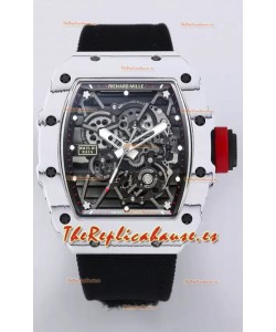 Richard Mille RM35-01 Rafael Nadal Caja de Fibra de Carbono con Genuino Tourbillon Reloj Super clone