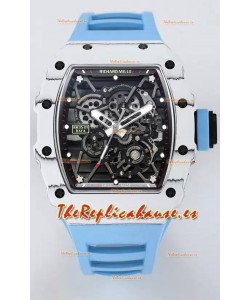 Richard Mille RM35-01 Rafael Nadal Caja de Fibra de Carbono con Genuino Tourbillon Reloj Super clone