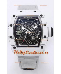 Richard Mille RM35-01 Rafael Nadal Caja de Fibra de Carbono con Genuino Tourbillon Reloj Super clone