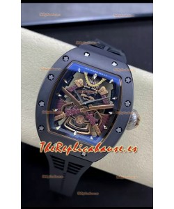 Richard Mille RM47 Reloj Caja de Cerámica Negra en Movimiento Suizo Automático