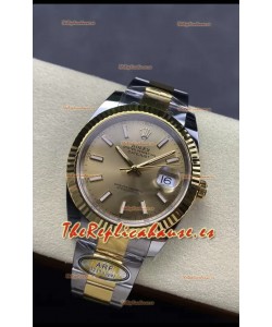 Rolex Datejust M126333 41MM ETA3235 72 Horas Energía Dial Oro Oyster Réplica Espejo 1:1 Oro Amarillo Acero 904L