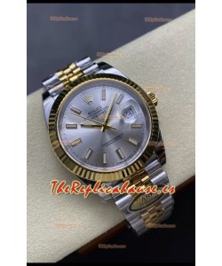 Rolex Datejust M126333 41MM ETA3235 72 Horas Energía Steel Dial Jubilee Réplica Espejo 1:1 Oro Amarillo Acero 904L