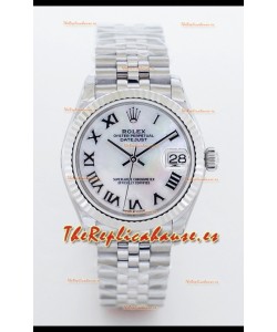 Rolex Datejust M126234 36MM ETA2836 Dial Blanco Madre Perla - Numerales Romanos 