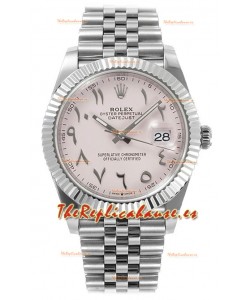Rolex Datejust M126300 41MM ETA3235 Dial Rosado Arábico - Caja Acero 904L