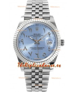 Rolex Datejust M126300 41MM ETA3235 Dial Arábico Azul Ice - Caja Acero 904L