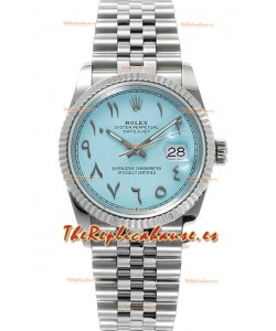 Rolex Datejust M126234 36MM ETA3235 Dial Azul Tiffany - Caja Acero 904L