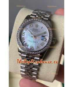 Rolex Datejust 278384 31MM Réplica Suiza en Acero 904L Dial Perla - Espejo 1:1