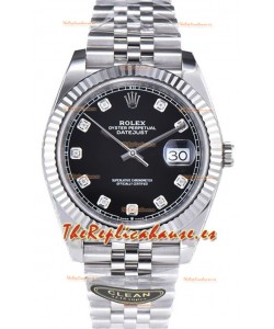Rolex Datejust 126334 41MM ETA3235 72 Horas Energía Dial Negro Jubilee Réplica Espejo 1:1