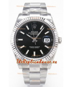 Rolex Datejust 126334 41MM ETA3235 72 Horas Energía Dial Negro Oyster Réplica Espejo 1:1