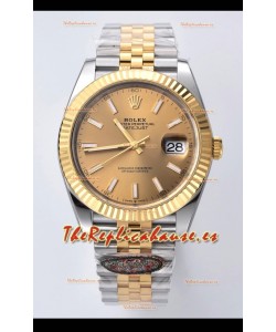Rolex Datejust Movimiento Cal.3235 126333 Réplica Espejo 1:1 Acero 904L 41MM - Dial Oro Pálido