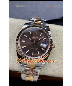 Rolex Datejust 126331 41MM Suizo ETA 3235 Reloj Réplica Espejo 1:1 en Oro Rosado Acero 904L