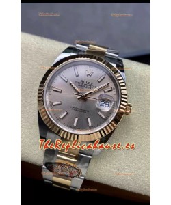 Rolex Datejust 126331 41MM Suizo ETA 3235 Reloj Réplica Espejo 1:1 en Oro Rosado Acero 904L
